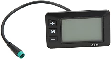 36V 48V LCD GD01 Display, Electric Bicycle Display Meter 5 Pin with Waterproof Plug Suitable for 0.9in/22.2mm E-Bike Handlebar 36V 48V LCD GD01 Display, Electric Bicycle Display Meter 5 Pin with Waterproof Plug Suitable for 0.9in/22.2mm E-Bike Handlebar