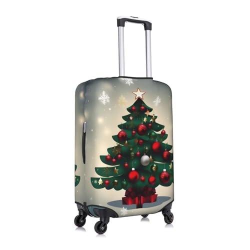 Christmas Gift Tree Printed luggage cover, double stitching all around, high elastic material, suitable for travel and business trip2
