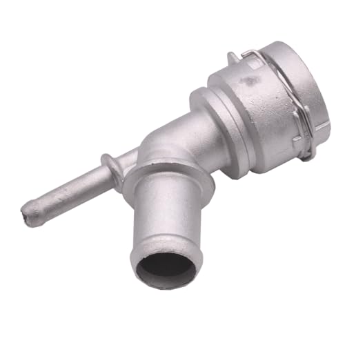 Aluminium Kühlwasserauslass Flanschstecker Kühlwasserflansch Kühlmittelflansch für Audi A3 VW Golf MK4 für Bora Beetle Skoda Octavia Seat Leon Toledo 1999-2004 1998-2005 1J0122291B