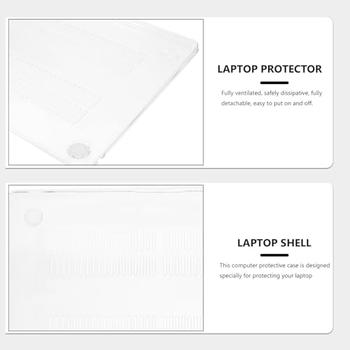 Funda transparente para laptop Air resistente a rayones y golpes 4