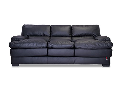 Image of Durian Madison Three Seater Sofa (Black)