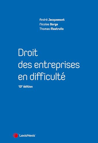 livre Droit des entreprises en difficulté