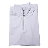 Oypla Coco Equestrian White Ladies Womens Kids Long Sleeve Horse Riding Equestrian Base Layer Shirt - M - Image 6