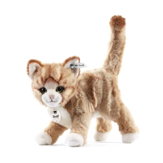 Steiff 099342 - Mizzy Katze gestromelt stehend, 25 cm, blond