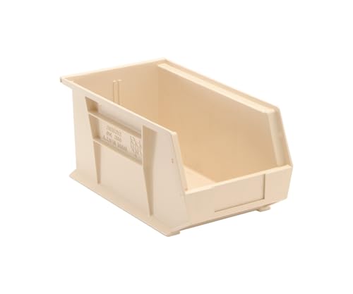 Quantum Storage Systems QUS240IV Ultra Stack & Hang Heavy Duty Part Organizer Ivory Bins 15