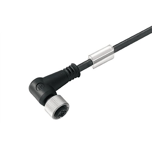 Conector M12 acodado para cableado de sensores Weidmüller 9457691000 10m