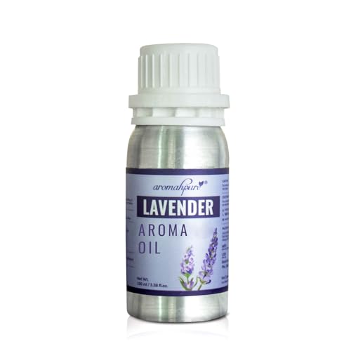 Image of Aromahpure Lavender Aroma Oil | 100ml Undiluted & Natural | Long-Lasting Scent for Aromatherapy, Candle & Soap Making, Diffusers, Room Freshener, Humidifier, Bathroom Revitalizer & Home Essentials