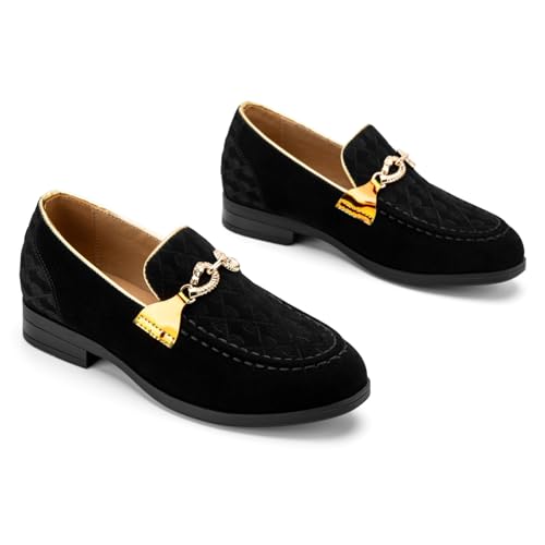 Meijiana Boys' Formal Dress Slip-On Loafers - Tuxedo Shoe for Baby Dress Shoes2