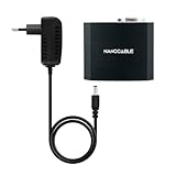 NanoCable 10.16.2101-BK SVGAcon Audio to HDMI Converter with Power, SVGA/H+JACK 3.5/H-HDMI A/H, Black