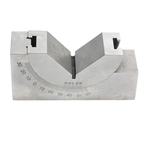 Bloc V d'angle réglable KP25 avec règle graduée en acier inoxydable