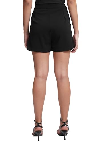 Image of Tokyo Talkies Women's Regular Fit Regular Shorts | Stretchable Shorts
