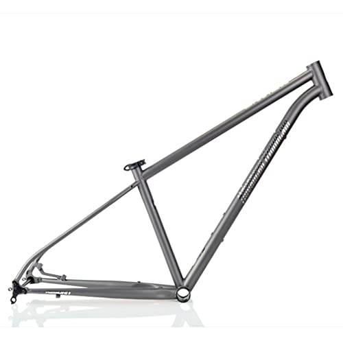 QHIYRZE Hardtail Mountain Bikes Frame 27.5er Mountain Bikes Frame Cr-Mo Steel Disc Brake 15''/17''/19'' Bicycles Frame Thru Axle 12x142mm (Color : G, Size : 27.5 * 17'')