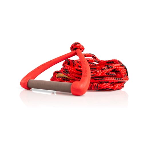 Liquid Force 2026 DLX 9" (Red) Wakesurf Rope and Handle