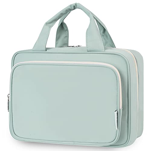 Image of Narwey Hanging Toiletry Bag for Women Toiletries Bag for Travel Size Essentials Accessories, A-Mint Green, Large