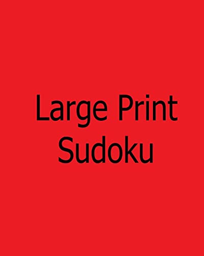 Large Print Sudoku: Beginner Level Puzzles