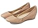Cole HAAN Womens Sloane Wedge, Nude Leather, 8.5-B US