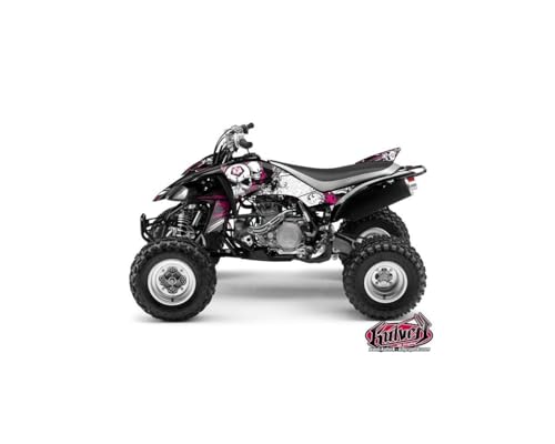 Kit déco Yamaha 450 YFZ Kutvek autocollant noir rose quad YFZ450 2012 2013