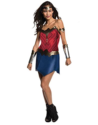 Rubie's Disfraz para mujer Dc Wonder Woman con accesorios, como se muestra, S