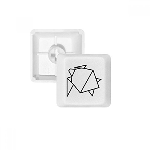 Keycaps PBT origami tortue de qualité supérieure pour clavier mécanique