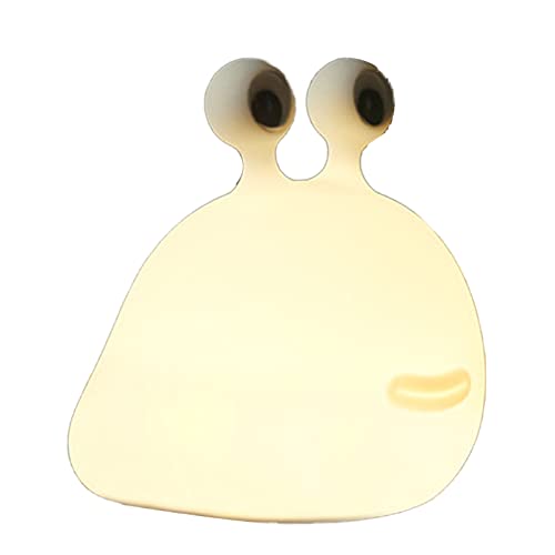 Veilleuse escargot anti peur du noir lampe nomade en silicone pour bébé et allaitement