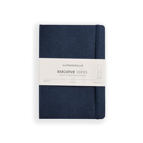 Cahier A5 uni myPAPERCLIP Bleu ESX192A5-P de la collection Executive Series