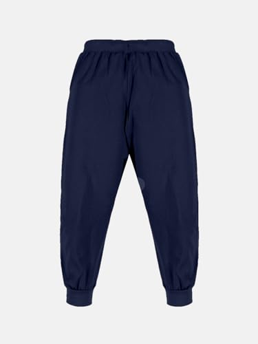 Image of KiddoPanti 100% Cotton Track Pants for Boys & Girls | Soft Single Jersey Fabric | Elastic Waist with Drawcord | Full Length with Rib Hem & Pockets | Joggers and Lowers for Kids