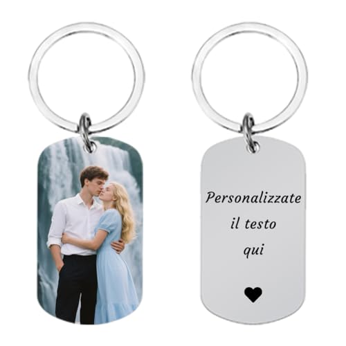 Chiave Personalizzata con Foto e Testo - Regalo per Mamma,