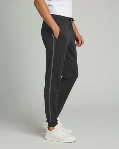Real Essentials 3 Pack: Men's Mesh Jogger | Athletic Sweatpants with Pockets | Active Track Gym Workout Pant (Big & Tall)