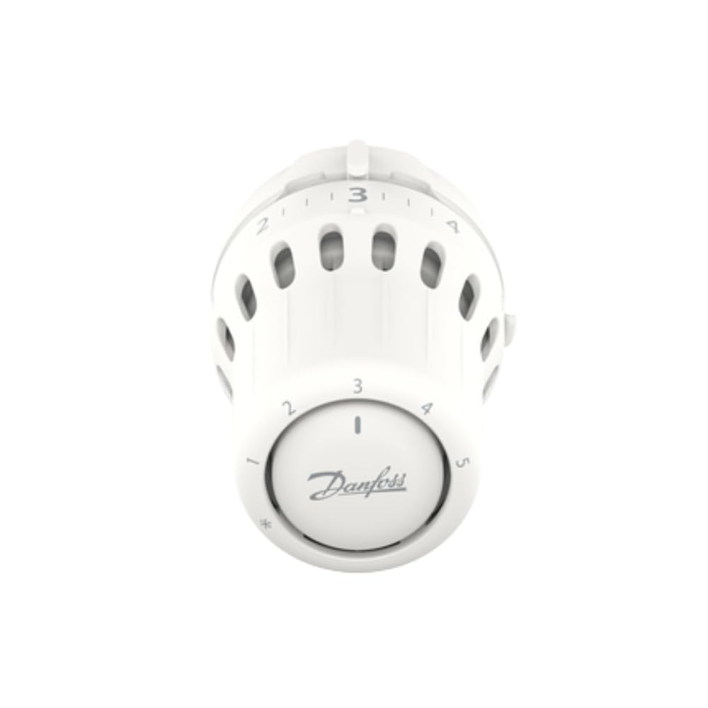 Thermostatkopf React M30 x 1,5 – flüssigkeitsgefüllt, Frostschutz, 5er Set + Entlüftungsschlüssel 5 mm Metall – präzise Heizkörper-Regelung