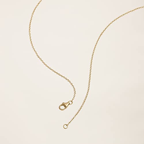 14k Solid Gold Diamond Solitaire Station Necklace Series,No fading, No allergies, Non gold-plating,Lab grown Diamond, DEF VS~VVS,Lobster buckle4