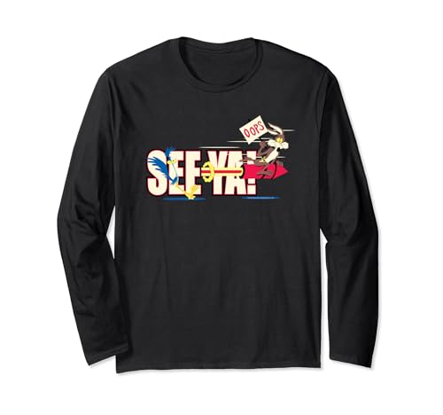 Looney Tunes Wile E. Coyote and Roadrunner See Ya Long Sleeve T-Shirt