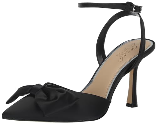 Jewel Badgley Mischka Yanna Satin Stiletto with Bow