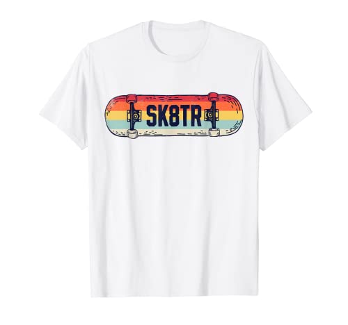 Skateboard Skater Skateboarder Retro Vintage Skateboarding T-Shirt Cover