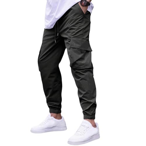Miniml. Cargo Jogger Fit, Miniml Cargo Pant Jogger Fit, High Stretch Multi-Pocket Sweatpants for Mens