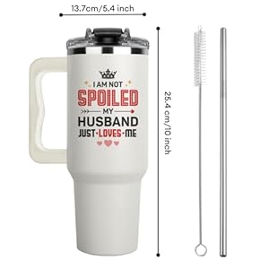 Mothers day gifts for wife from husband anniversary wedding gifts for wife wifes birthday gift ideas wifey cup present for her wife gift for valentines day christmas wives coffee mug 40 oz  urban country home decor