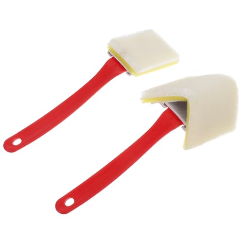 LALAFINA 2 Herramientas para Pintar Bordes De Paredes Y Techos Pincel Triangular para Molduras De Esquinas Y Paredes Pincel para Pintar.