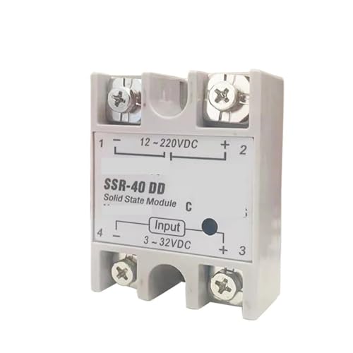 Relais statique SSR 40DD monophasé 1 pièce composant commutation DC DC 40A