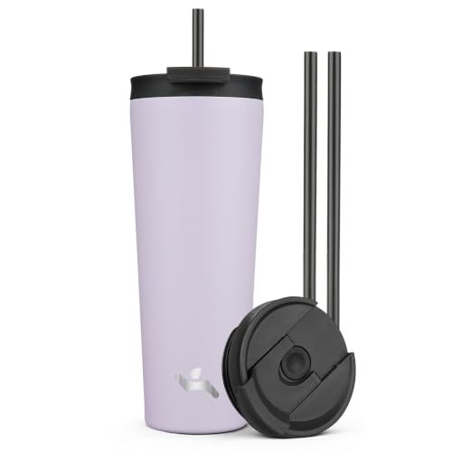 Image of Konokyo 26 oz Insulated Tumbler Water Bottle with Straw Lid, Taro