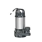 Tsurumi Pump 2OM | Submersible Pond Pump/Waterfall Pump | 1/5 HP, 115V, 1.5 in Discharge | Energy-efficient submersible water pump for ponds, waterfalls, and water gardens. | 31 GPM / 1870 GPH
