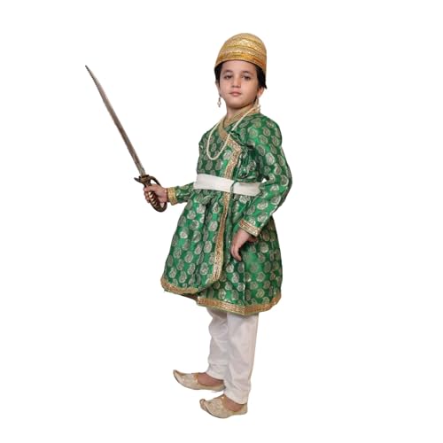 Image of Kaku Fancy Dresses National Heros Freedom Fighters Costumes for Boys & Girls | Independence Day Republic Day Fancy Dress for Schools Plays & Competition | Role Play Politician Costume For Kids