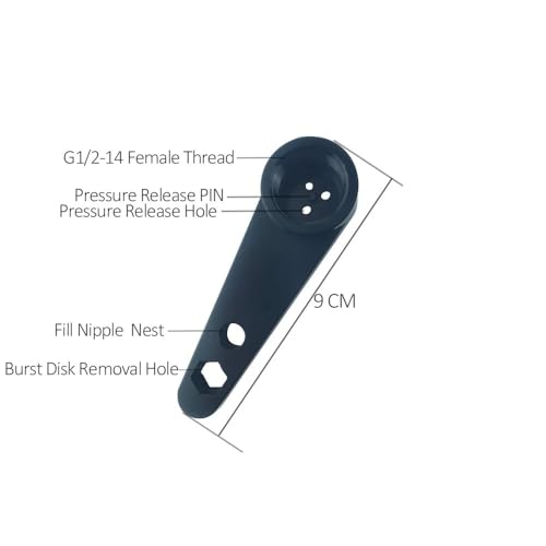 Régulateur bouteille M18X1.5 évite les variations de pression HPA - 6