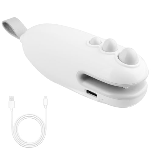 Mini Scelleur, 2 en 1 Soudeuse Sac Plastique, Scelleuse Thermique avec Cutter, Rechargeable Scellant Alimentaire avec Cable USB, Coupe Et Scelle Les Sacs...