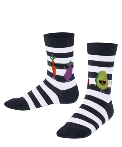 FALKE Cool Greens K So Cotton Patterned Unisex-Child Socks (1-Pack)
