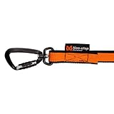 NON-stop dogwear Bungee Leash 2m | 16405 | Leine für canicross in Orange