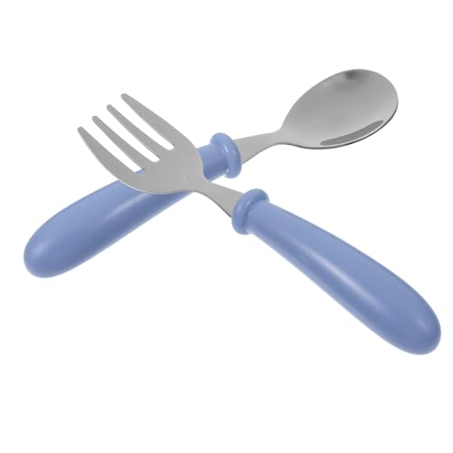 UPKOCH 1 Juego De Tenedores Para Bebés Utensilios Para Servir Para Mini Tenedores Reutilizables Platos Cubiertos Para Pequeños Tapas De Alimentación Cuchara De Alimentación Para