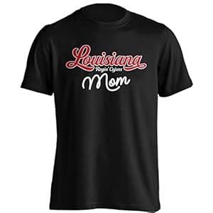 Sport Your Gear Louisiana Ragin’ Cajuns Mom Proud Parent T-Shirt Black 2XL