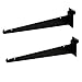 Only Garment Racks Shelf Brackets for Slatwall, 12