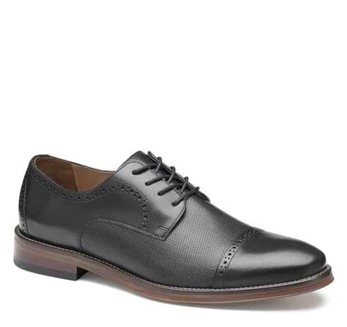 Johnston & Murphy Men's Sutton Embossed Cap Toe Shoe