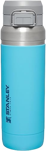 Image of Stanley Quick Flip GO Water Bottle 36 oz | Push Button Lid | Leakproof and Packable for Travel and Sports | Insulated Stainless Steel | BPA-Free | Pool