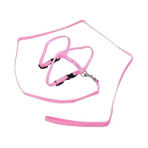 BCOATH Lightweight Cat Harness Traction Rope Nylon Leash for Pet Adjustable Collar for Indoor Outdoor Cats ()